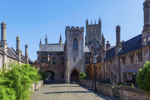 wells ville historique angleterre vacances